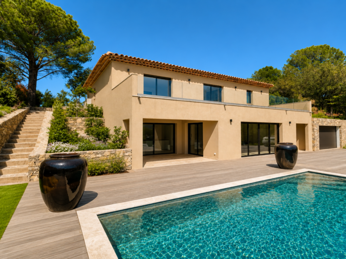 Villa neuve à la vente à l'architecture contemporaine, au Plan de la Tour proche du village