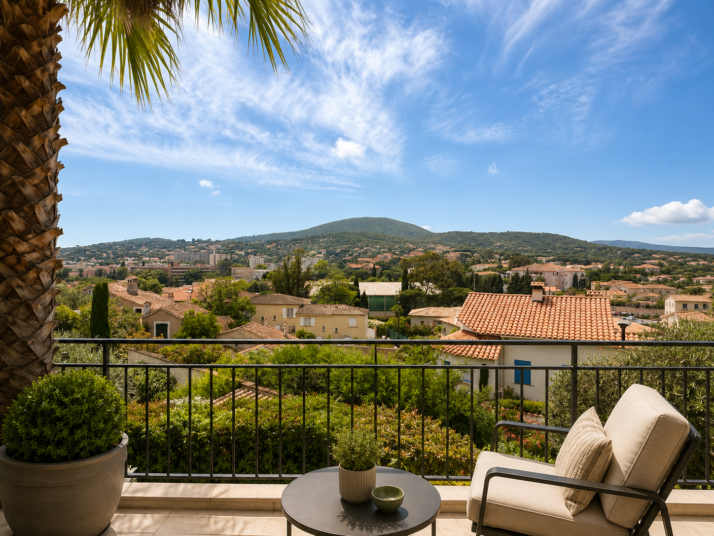 Trois pièces à la vente en exclusivité au centre ville de Sainte Maxime dans une résidence récente avec deux garages – Image 2